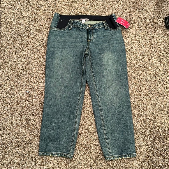 COPY - Isabel Maternity Vintage Straight Panel Jeans. New with tags. Size 14 - Picture 2 of 7